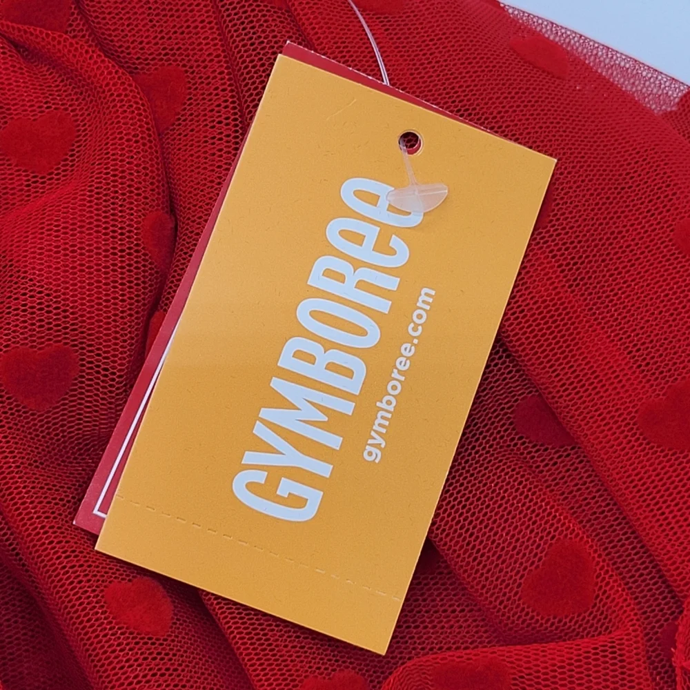 Gymboree Tulle Skirt Red Heart Valentine Cutie Diaper Cover Size 18-24mo NEW